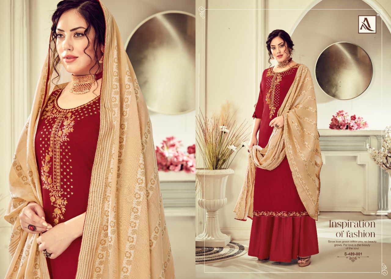 Alok Shaffa Jam Cotton Casual Wear Dress Material Catalog
