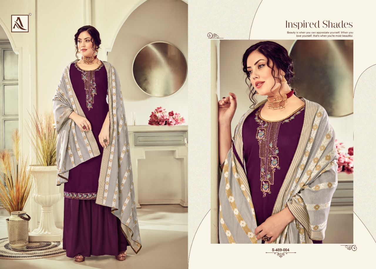 Alok Shaffa Jam Cotton Casual Wear Dress Material Catalog