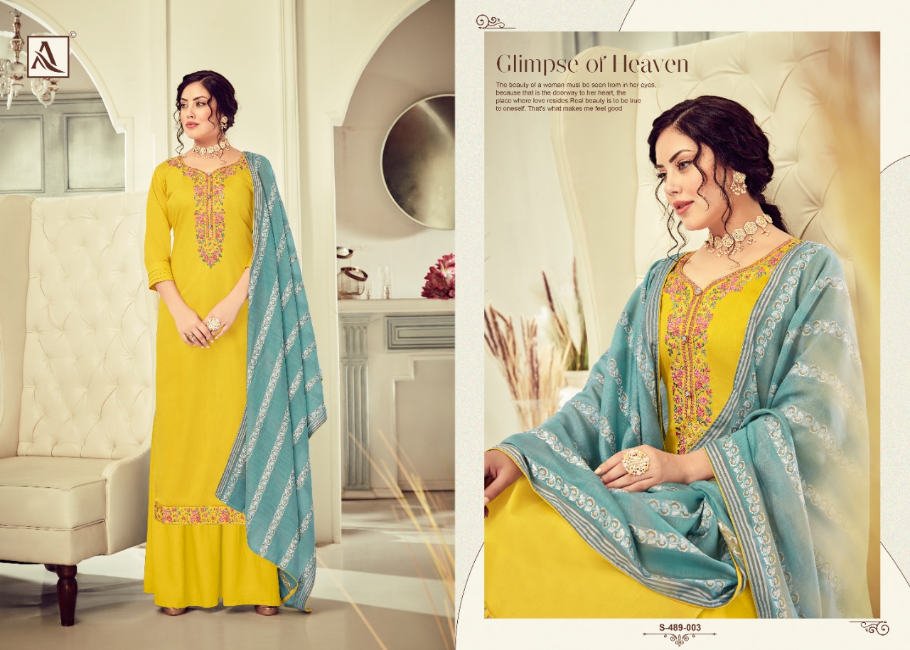 Alok Shaffa Jam Cotton Casual Wear Dress Material Catalog