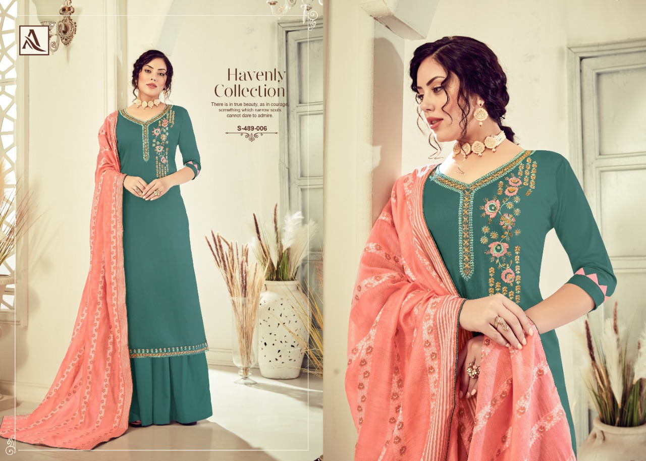 Alok Shaffa Jam Cotton Casual Wear Dress Material Catalog