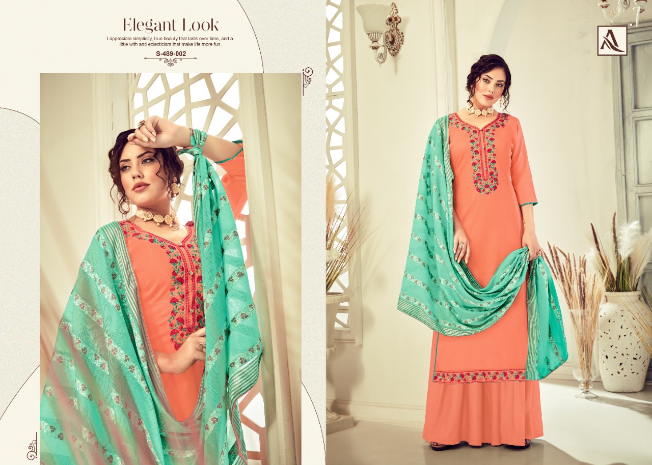 Alok Shaffa Jam Cotton Casual Wear Dress Material Catalog