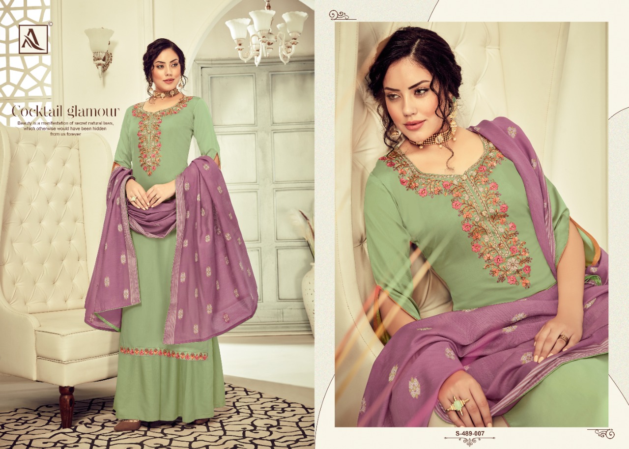 Alok Shaffa Jam Cotton Casual Wear Dress Material Catalog