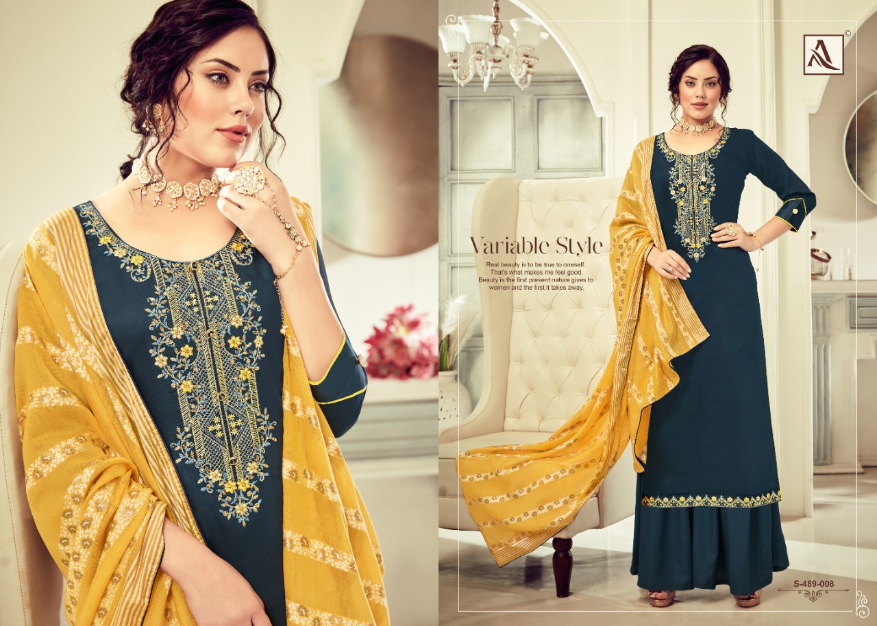 Alok Shaffa Jam Cotton Casual Wear Dress Material Catalog