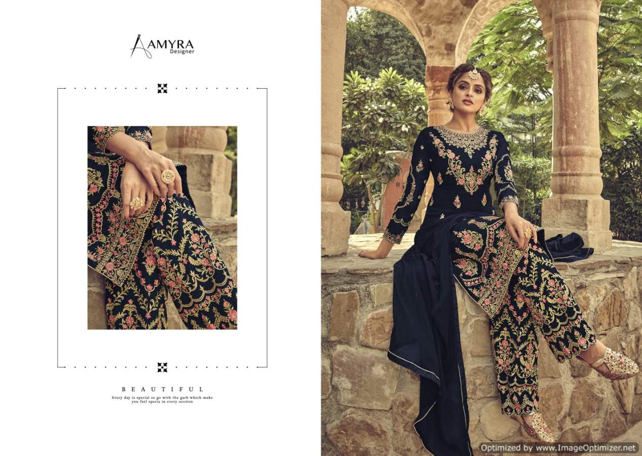 Amyra First Look Vol  2 Georgette Wear Designer Salwar Suits Catalog