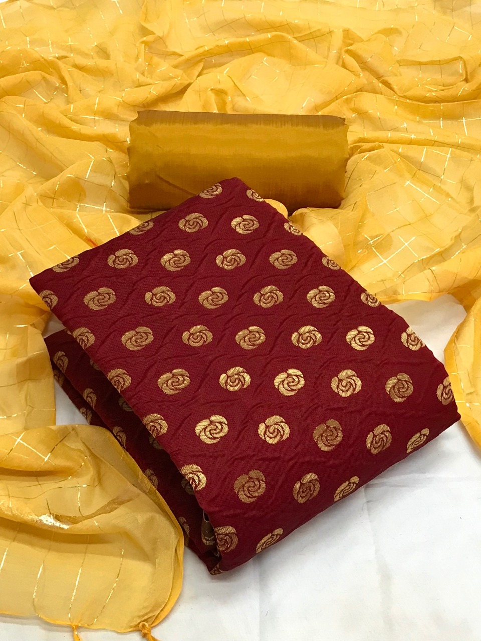 Banarasi Silk Vol  54 Festive Wear Dress Material Catalog