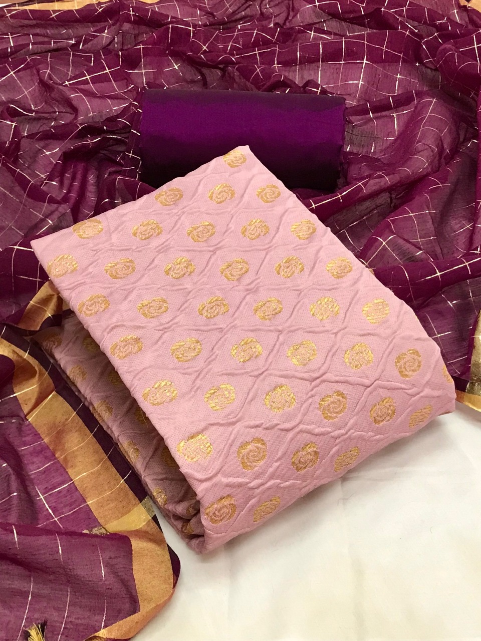 Banarasi Silk Vol  54 Festive Wear Dress Material Catalog