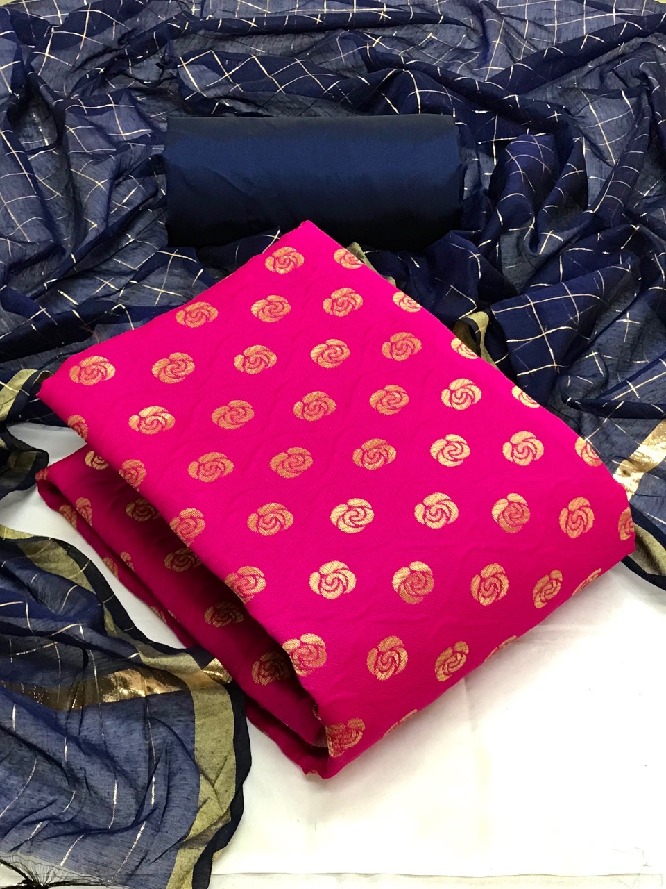 Banarasi Silk Vol  54 Festive Wear Dress Material Catalog