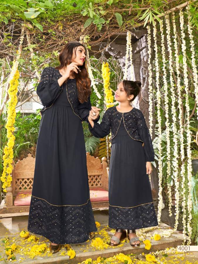 Banwery Me And Mom  Vol 4 Designer Mother Daughter  Buy Mother Daughter Same Dress Designer Catalog