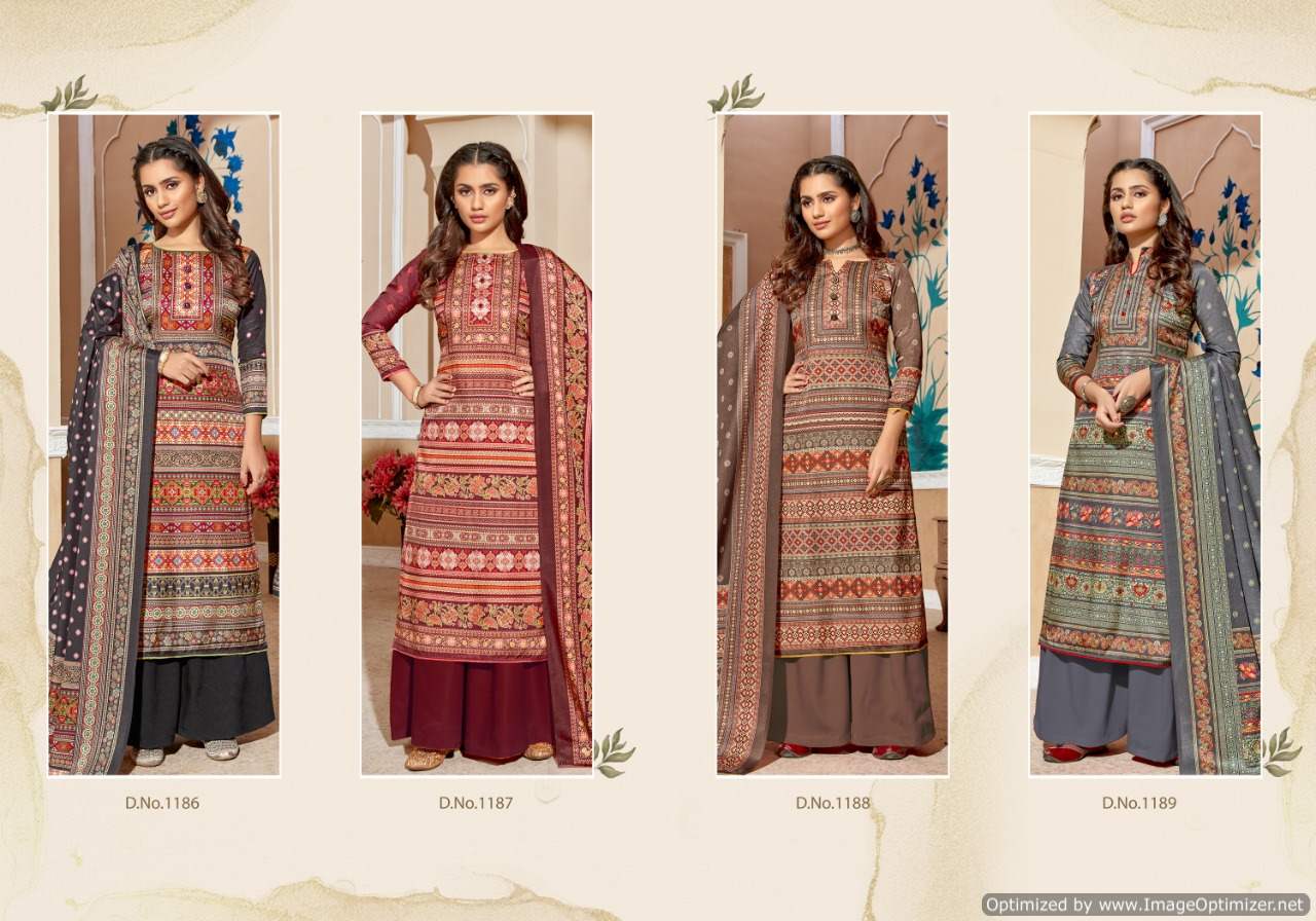 Bipson Elegance 1186 To 1189 Ready Made Dress Material Catalaog
