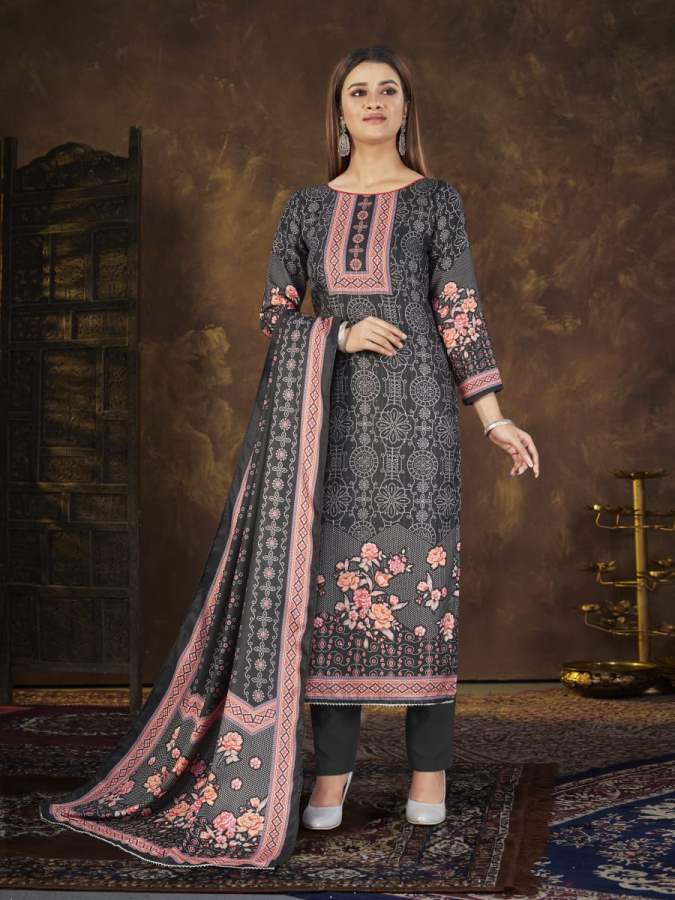Bipson Hasrat 1660 Winter Wear Wolleen Pashmina Dress Material Catalog