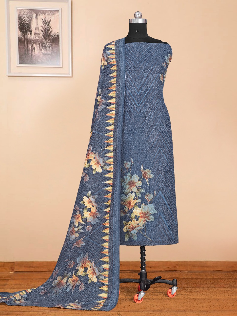 Bipson  Safarl  1679  Wolleen Pashmina  Dress Material Catalog