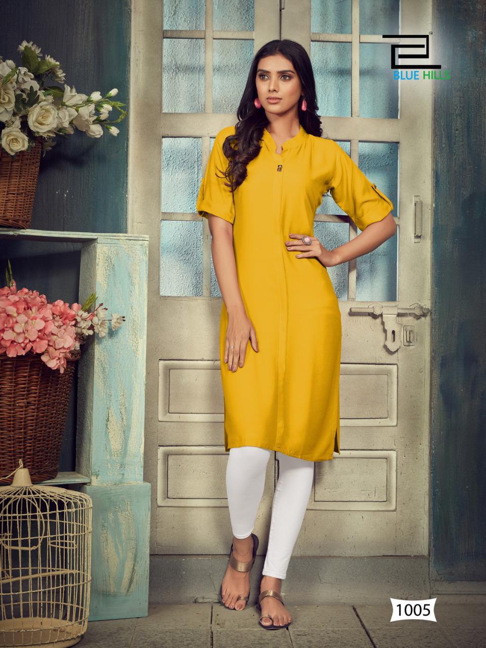 Blue Hills Colorbar  Vol 10 Ethnic Daliy Designer Kurti Catalog
