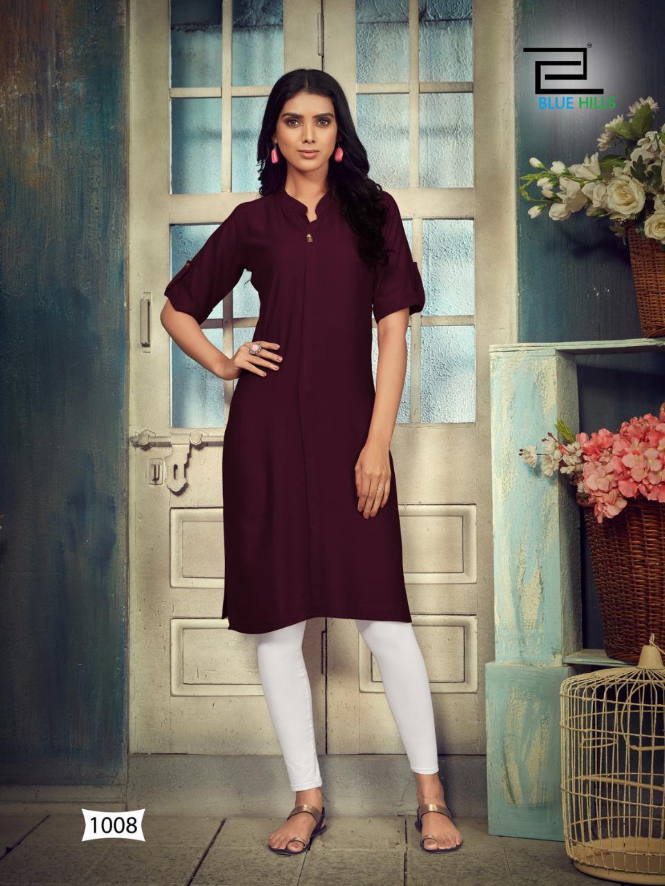 Blue Hills Colorbar  Vol 10 Ethnic Daliy Designer Kurti Catalog