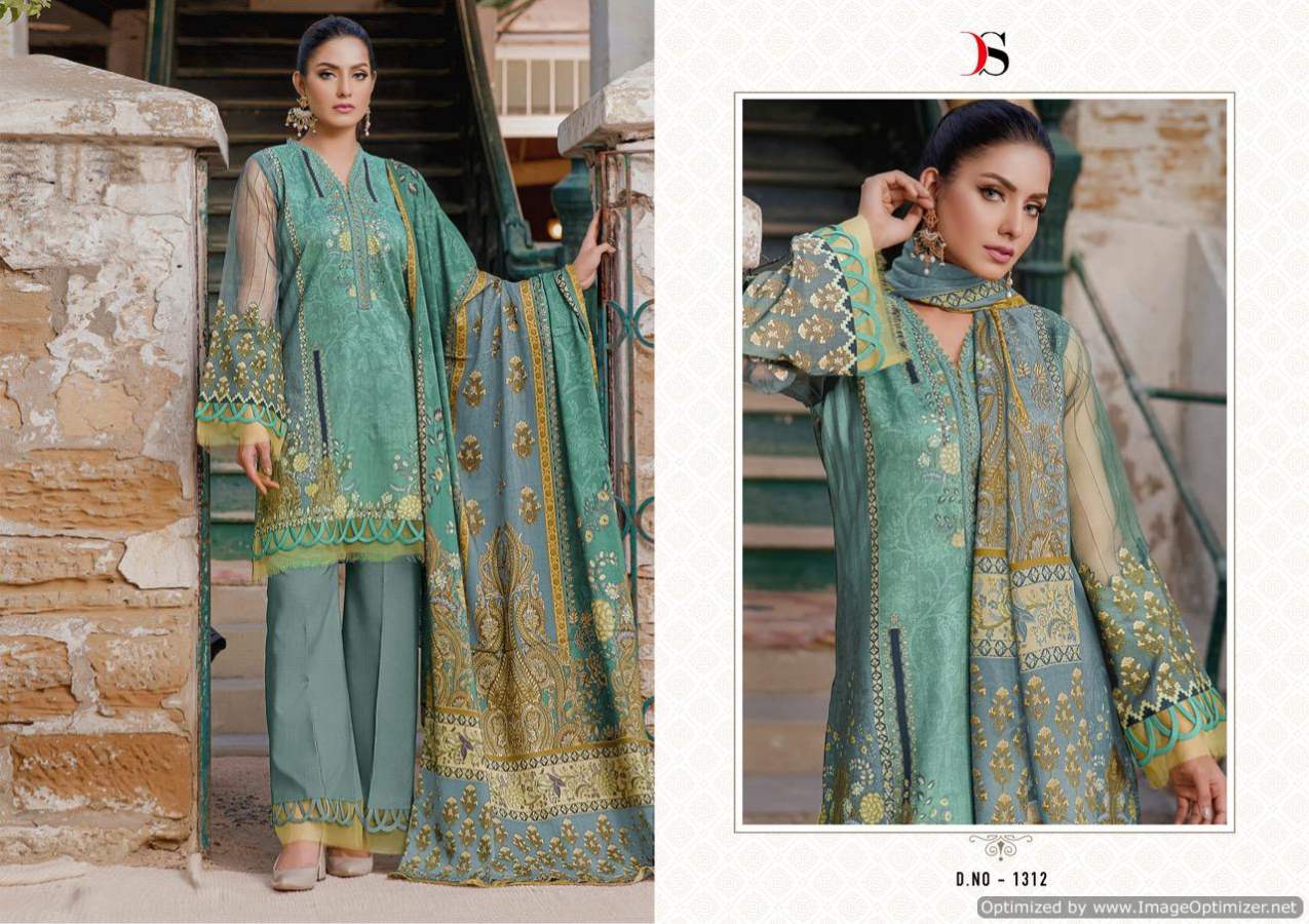 Deepsy Firdous Classic Embroidery Pakistani Suits In Wholesale Price