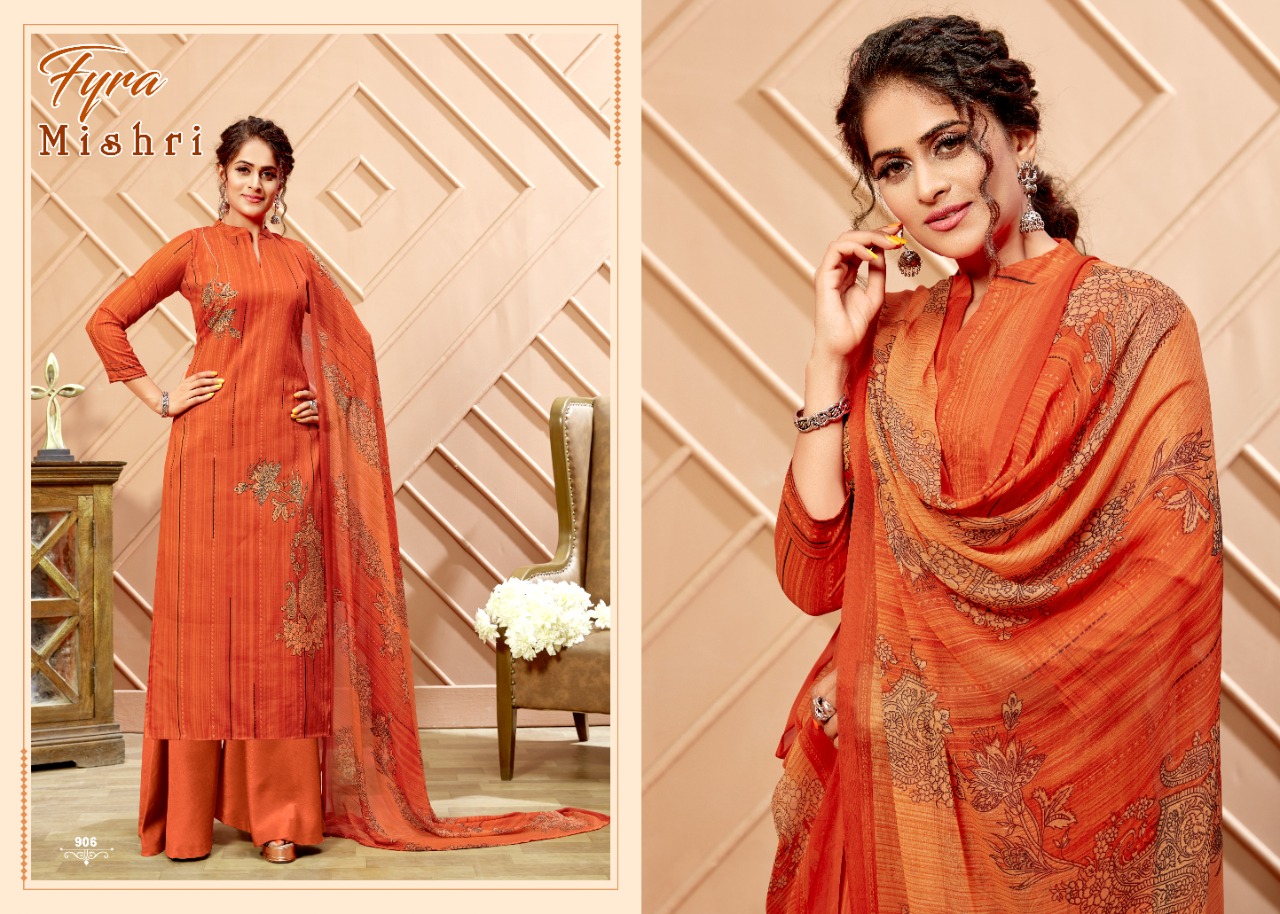 Fyra  Mishri Soft Cotton Casual Wear Dress Materials Catalog