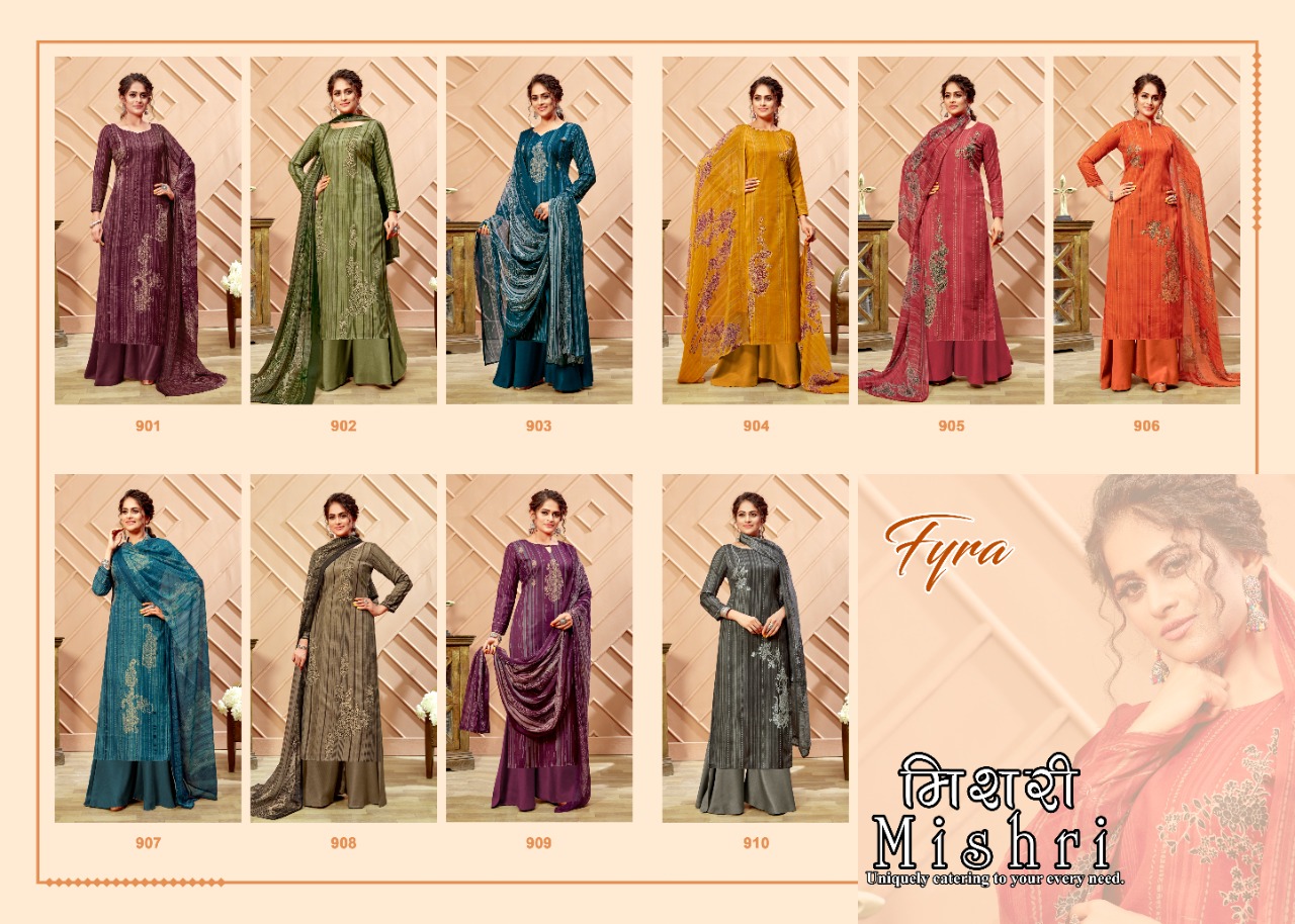 Fyra  Mishri Soft Cotton Casual Wear Dress Materials Catalog