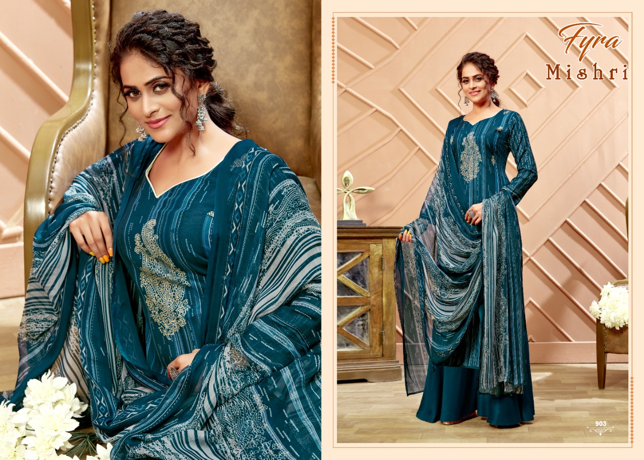 Fyra  Mishri Soft Cotton Casual Wear Dress Materials Catalog