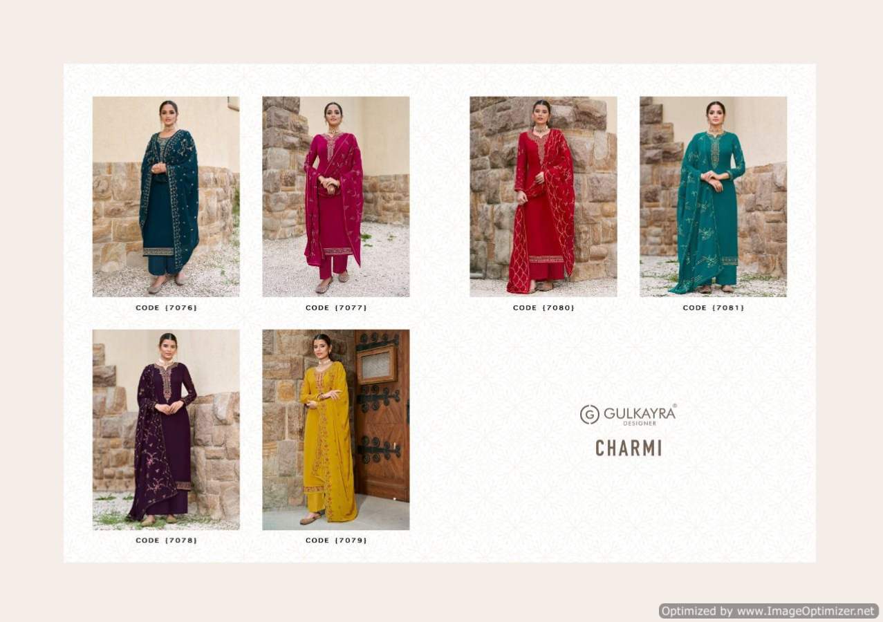 Gulkayra Charmi Georgette Wear Designer Salwar Kameez Catalog