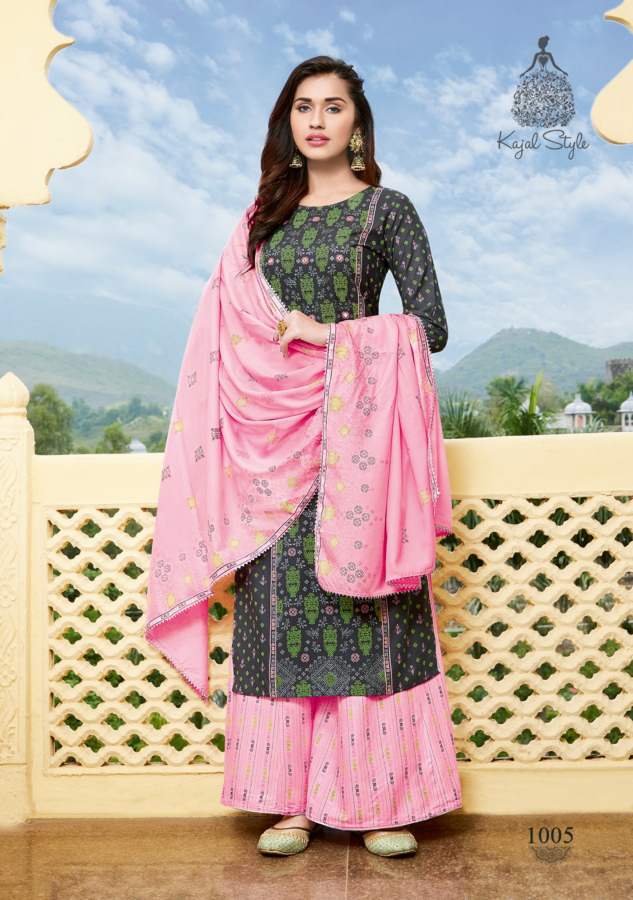 Kajal Style Gulzar Vol 8 Festival Stylish Fancy Top Bottom With Duptta Catalog