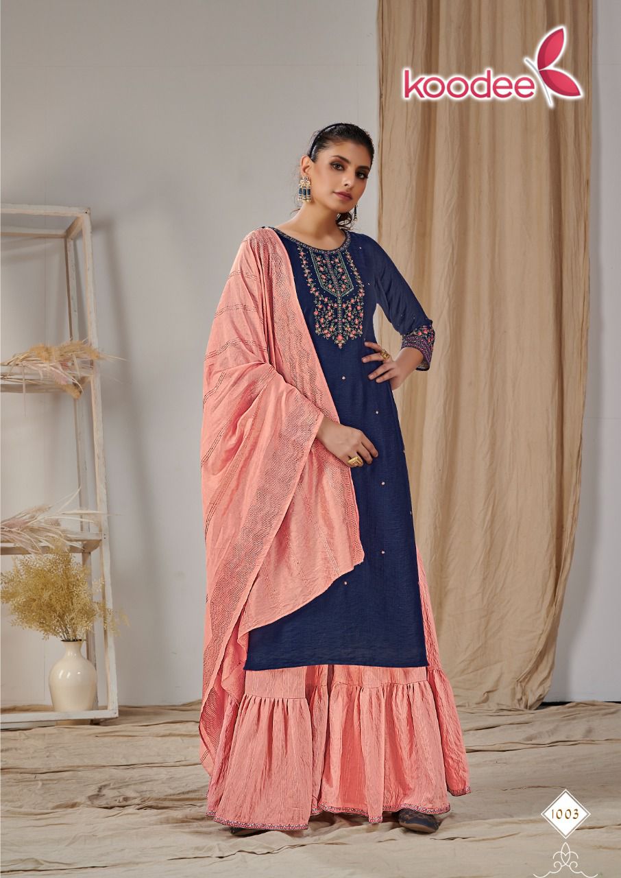 Koodee Sonpari  Vol 1 Designer Readymade   Kurti Bottom With  Duptta Catalog