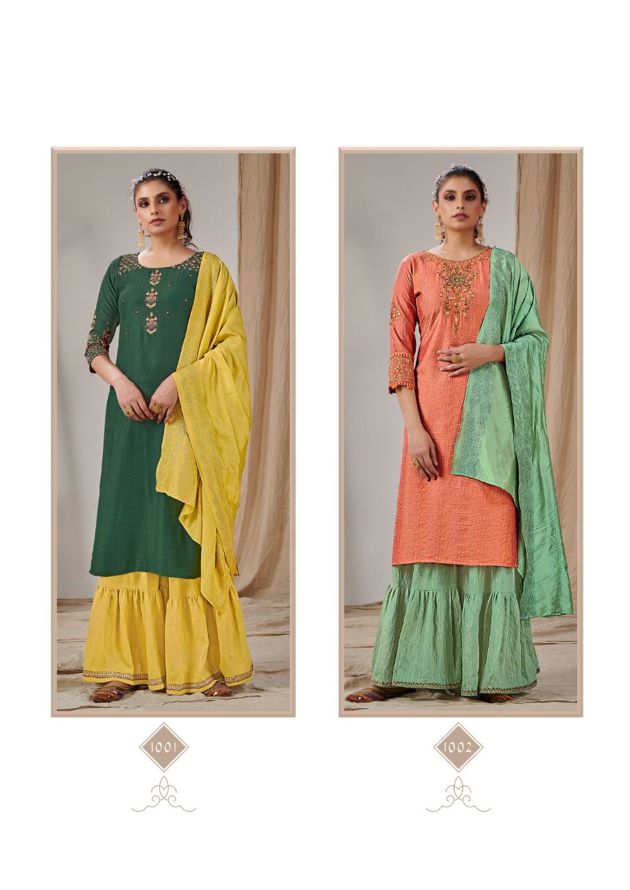 Koodee Sonpari  Vol 1 Designer Readymade   Kurti Bottom With  Duptta Catalog