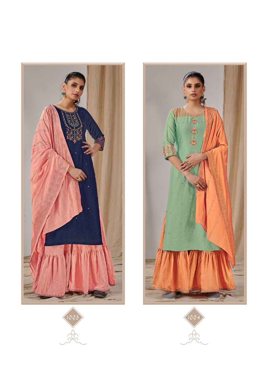 Koodee Sonpari  Vol 1 Designer Readymade   Kurti Bottom With  Duptta Catalog