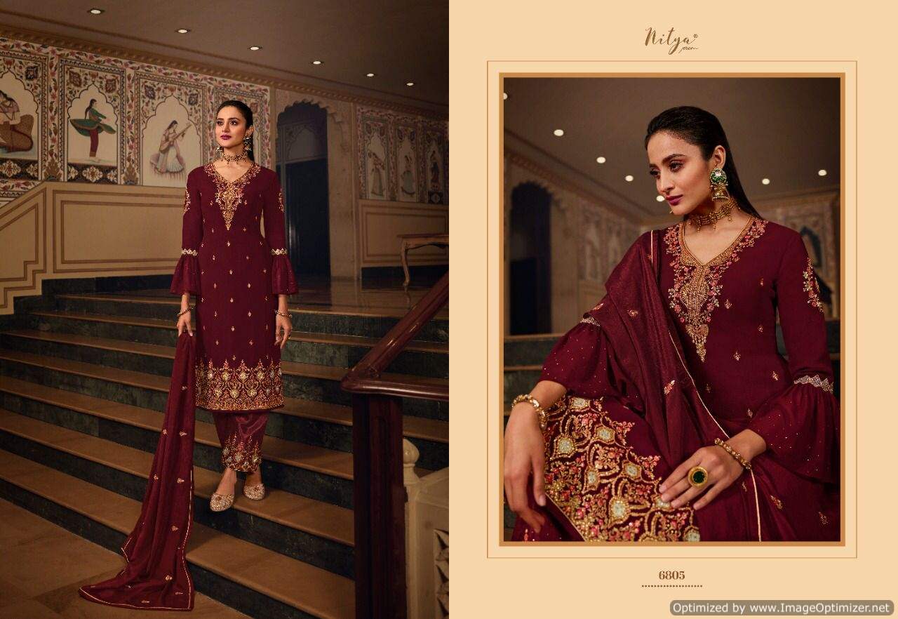 Lt Nitya 168 Georgette Wear Designer Salwar Kameez  Catalog