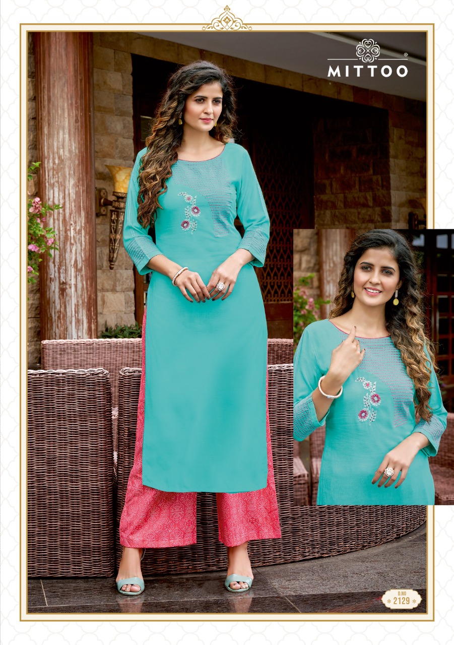 Mittoo Panghat  Vol 20 Designer Festive Wear Kurti With Plazzo Catalog