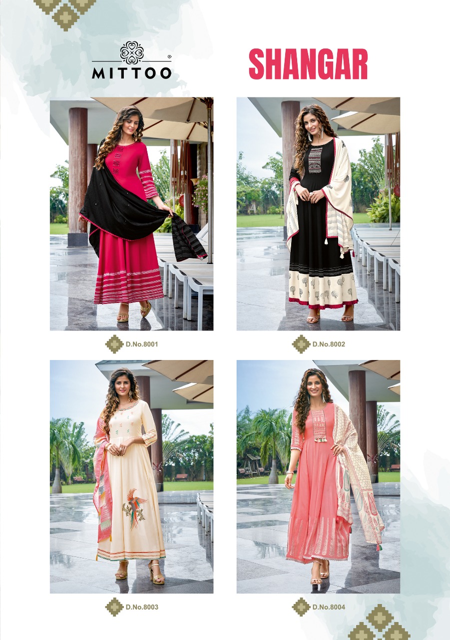 Mittoo Shangar Designer Wedding Wear Kurti With Dupatta Catalog
