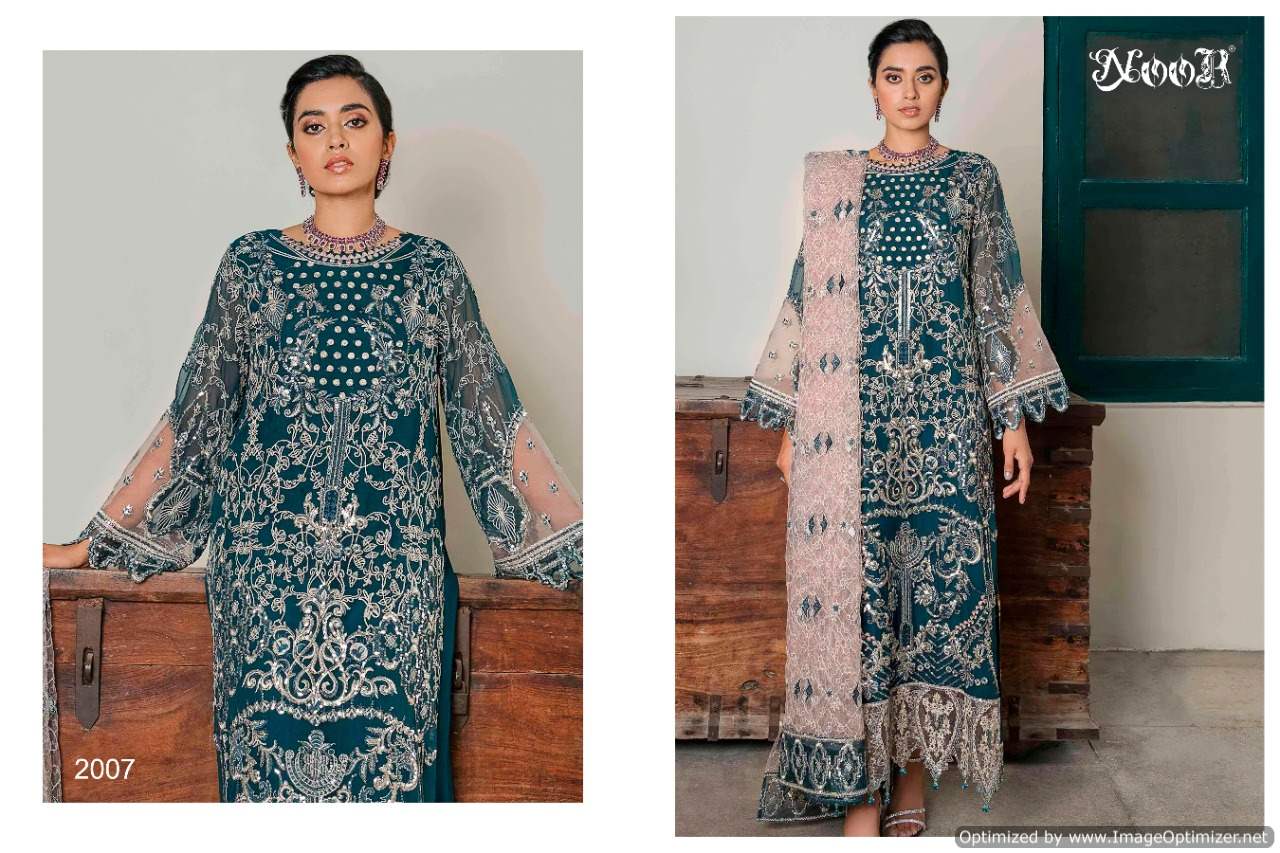 Noor Inlays Vol  2 Georgette Pakistani Salwar Kameez  Catalog