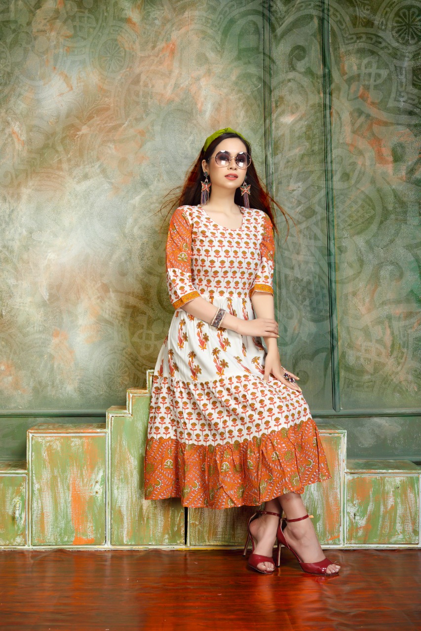 Premnath Precious Print  Kurti Buy Designer Anarkali For Women & Girls