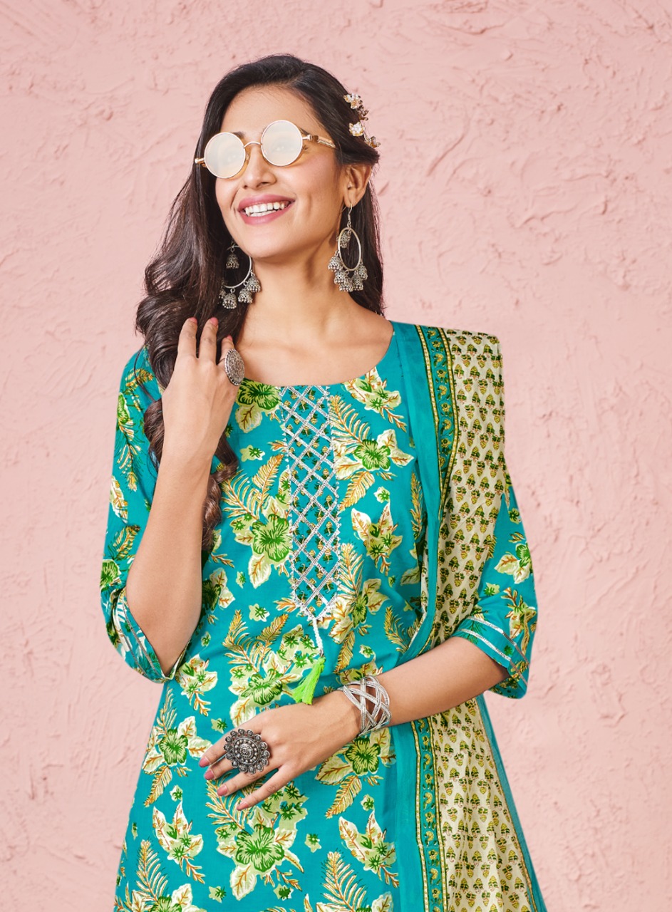 Radhika Cotton Kudi Vol 1 Pure Cotton  Readymade Casual Dress Material Catalog