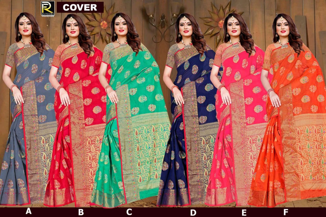 Ranjna  Cover Casual Wear Soft Cotton Silk Saree Catalog