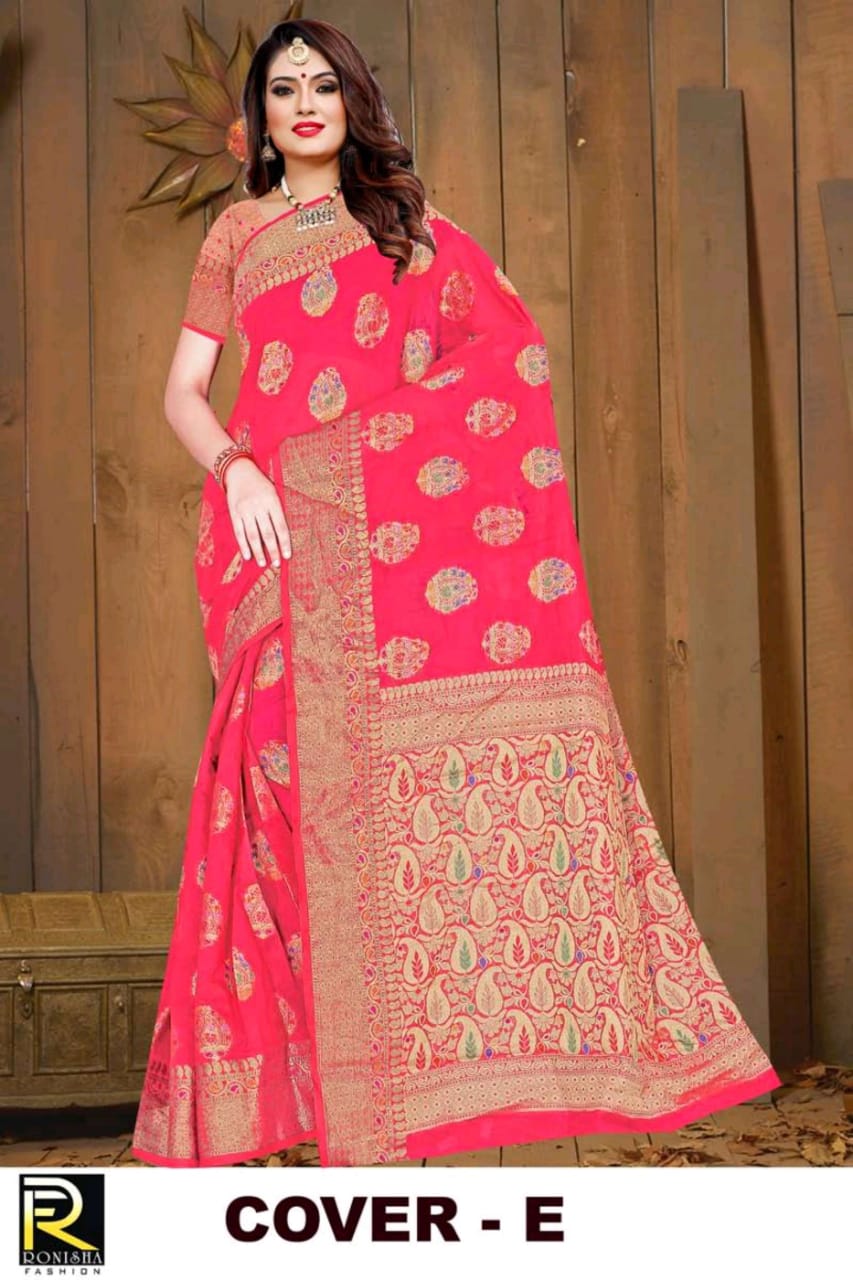 Ranjna  Cover Casual Wear Soft Cotton Silk Saree Catalog