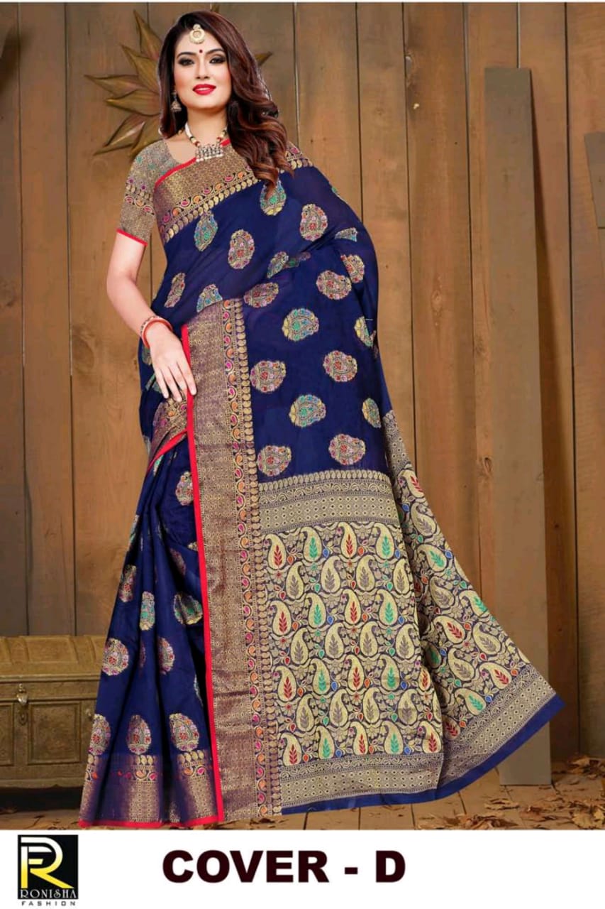 Ranjna  Cover Casual Wear Soft Cotton Silk Saree Catalog