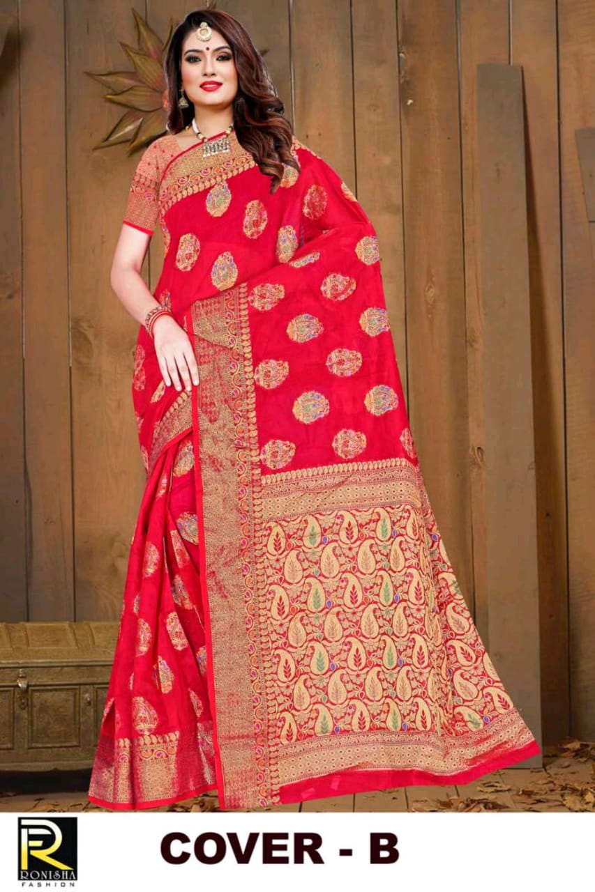 Ranjna  Cover Casual Wear Soft Cotton Silk Saree Catalog