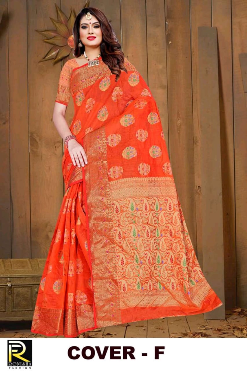 Ranjna  Cover Casual Wear Soft Cotton Silk Saree Catalog