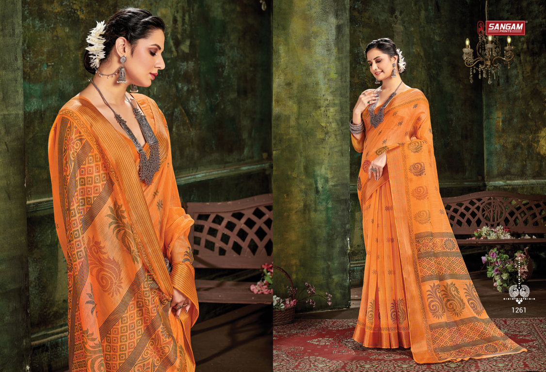 Sangam Graceful  Vol 2 Casual Wear Printed Saree Catalog