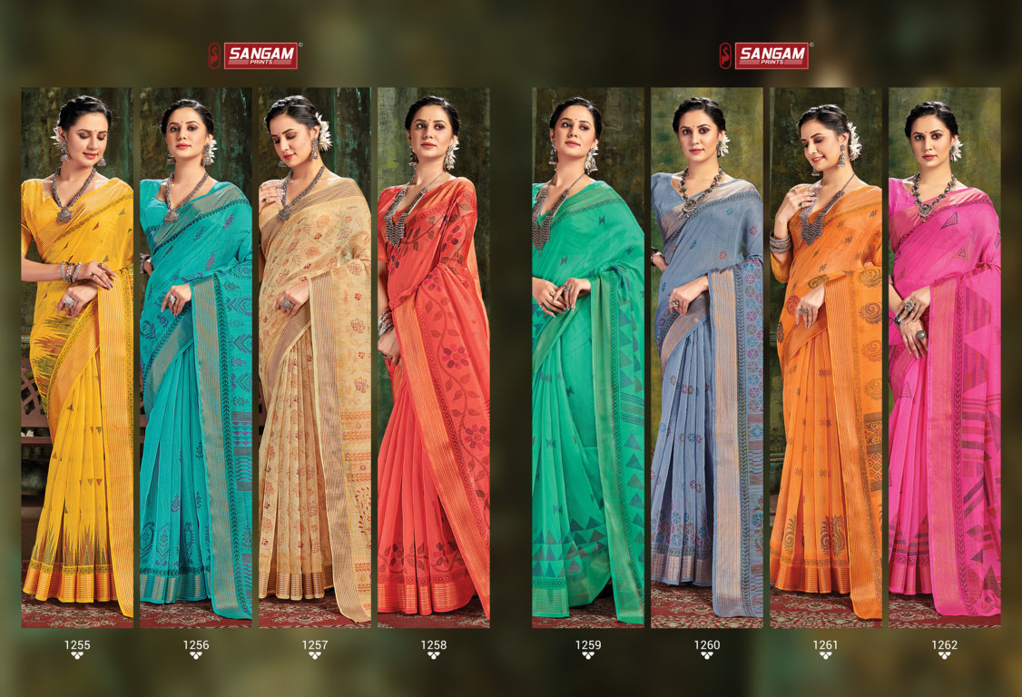 Sangam Graceful  Vol 2 Casual Wear Printed Saree Catalog
