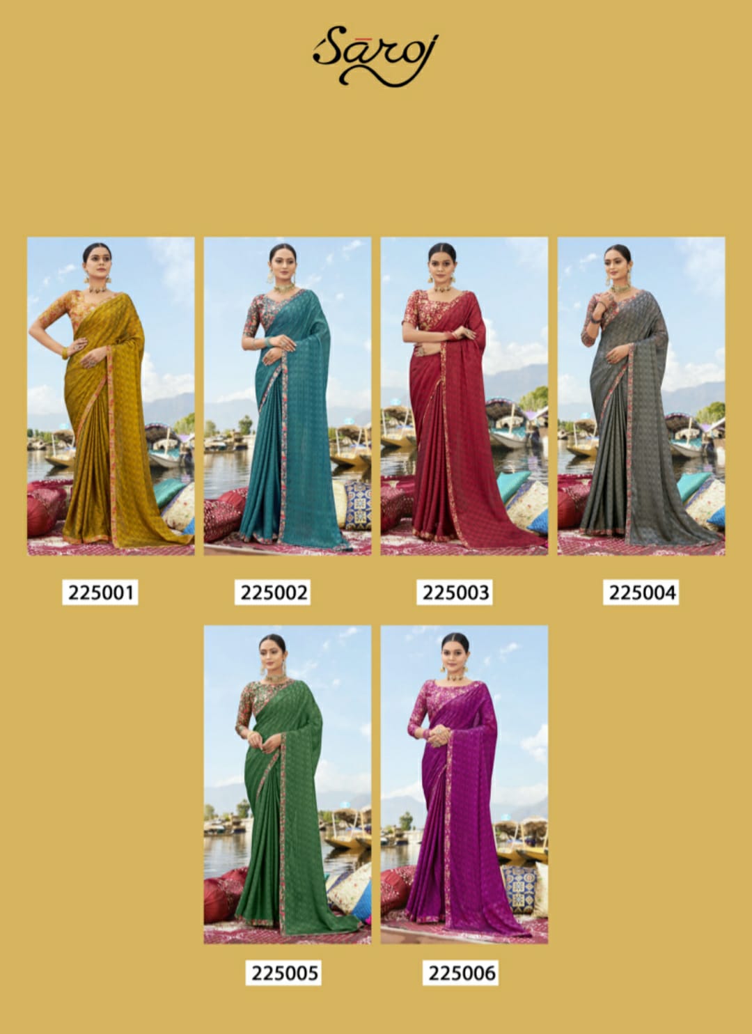 Saroj Vaidehi Casual Wear Georgette Saree Catalog