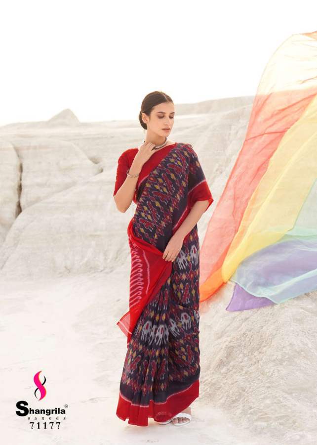 Shangrila Mulmul Cotton  Vol 6 Printed Handloom Saree Catalog