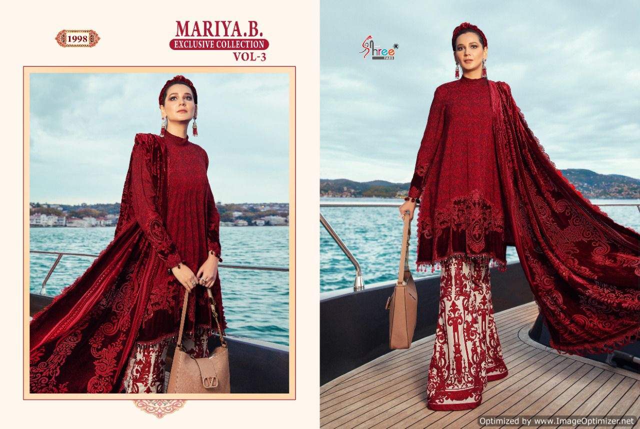 Shree Mariya B Exclusive Collection  Vol 3 Wholesale Pakistani Salwar Kameez