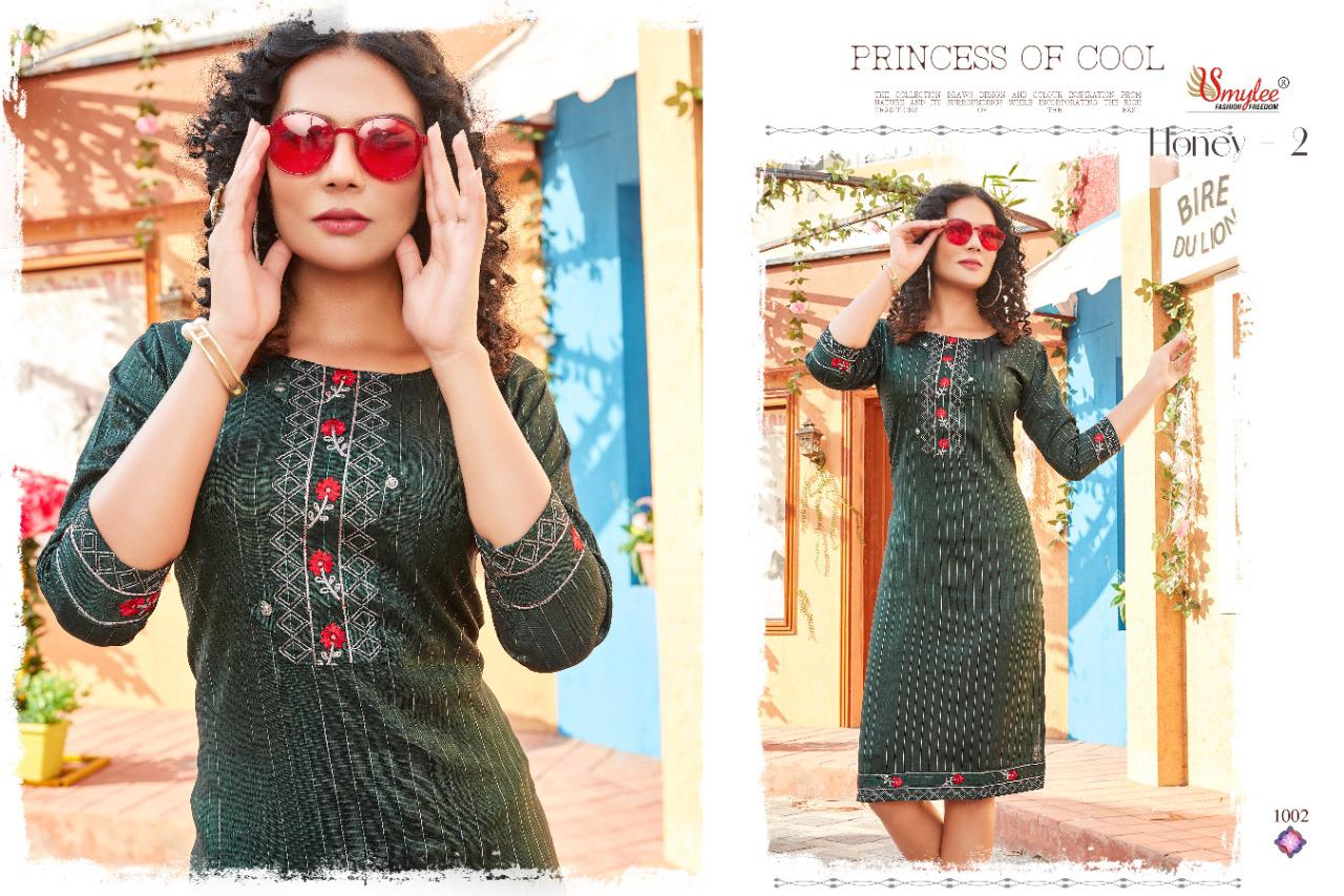 Smylee Honey Vol 2  Rayon Daily Wear Catalog