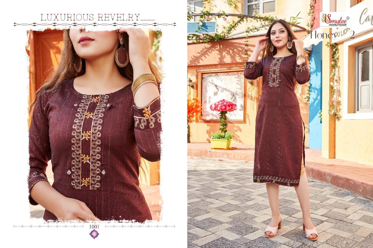 Smylee Honey Vol 2  Rayon Daily Wear Catalog