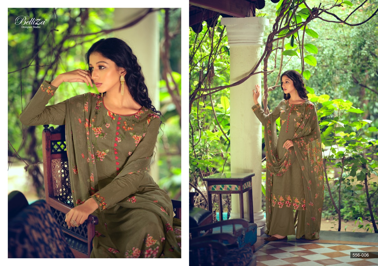 Belliza Rashmi Fancy Cotton Digital Printed Dress Materials Catalog