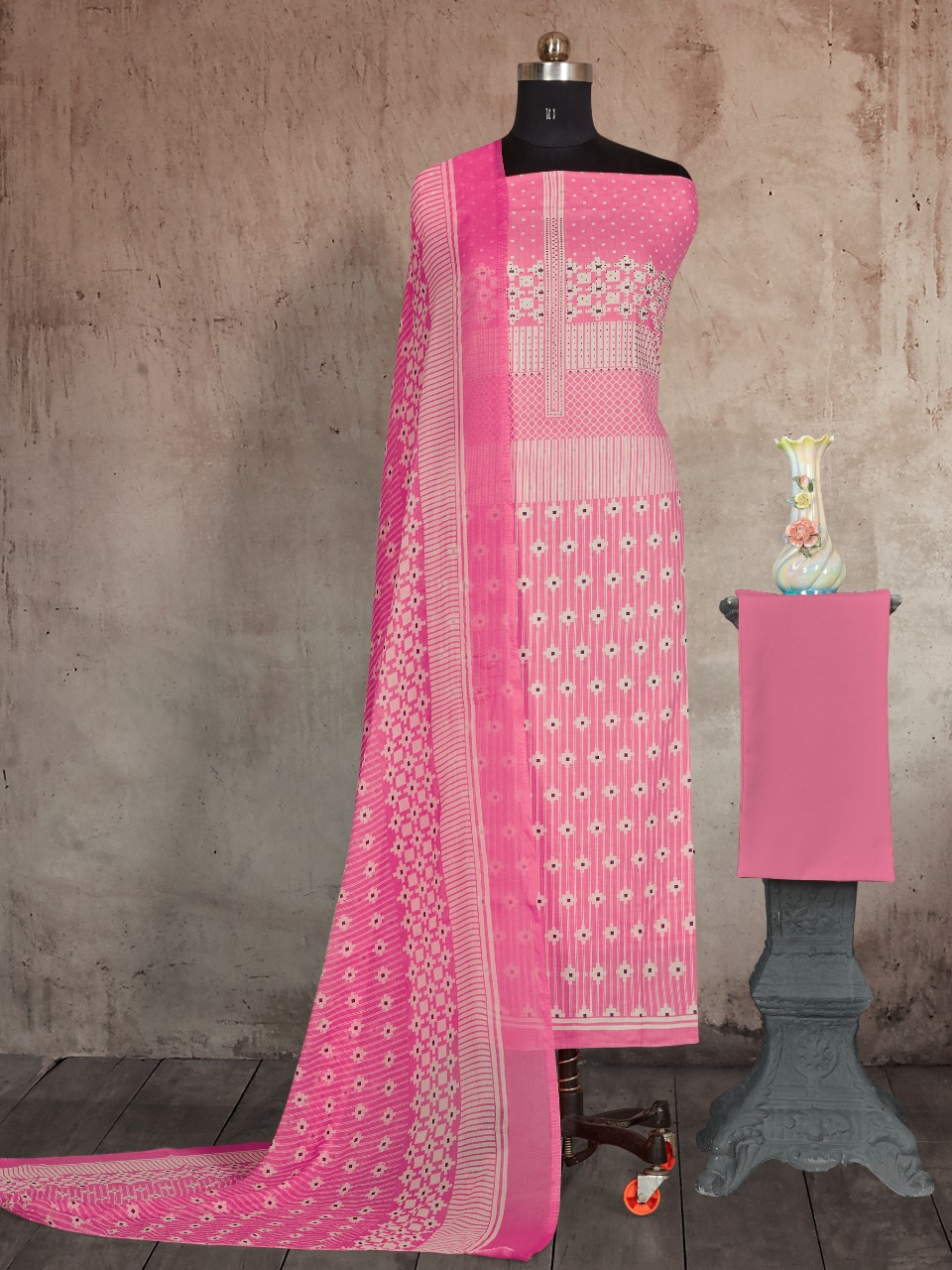 Bipson Maahi 1454 Regular Wear Cotton Dress Material Catalog