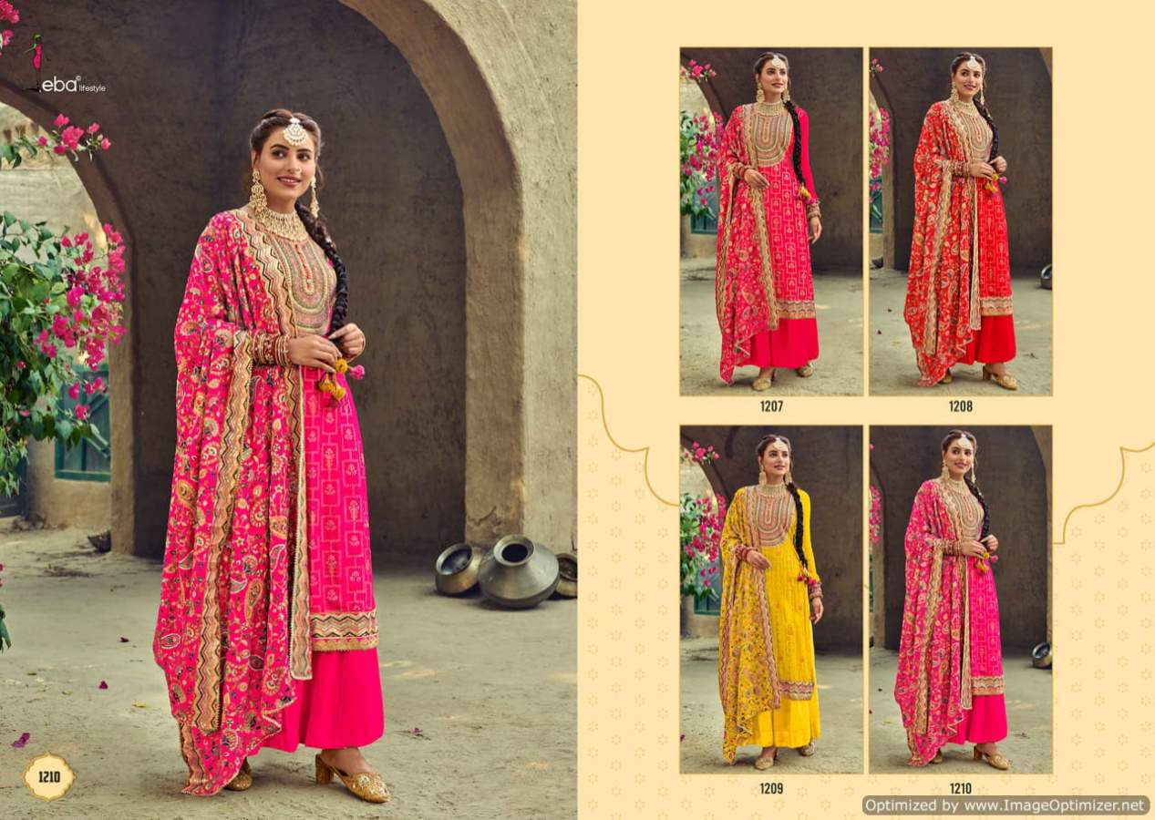 Eba Satrangi Vol  2 Georgette Wear Designer Salwar Kameez Catalog