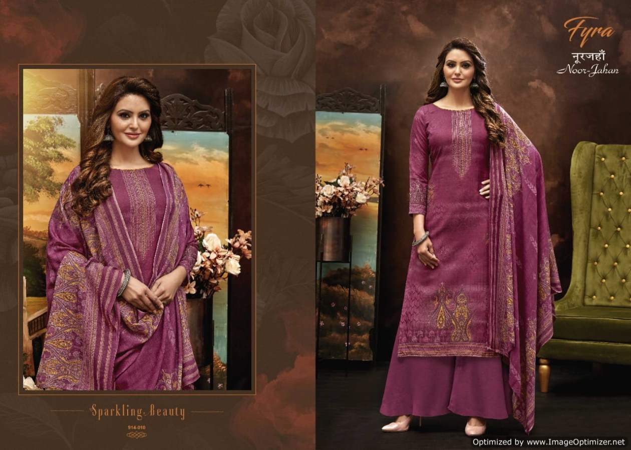 Fyra Noor Jahan  Vol 3 Digital Print Designer Dress Material Catalog