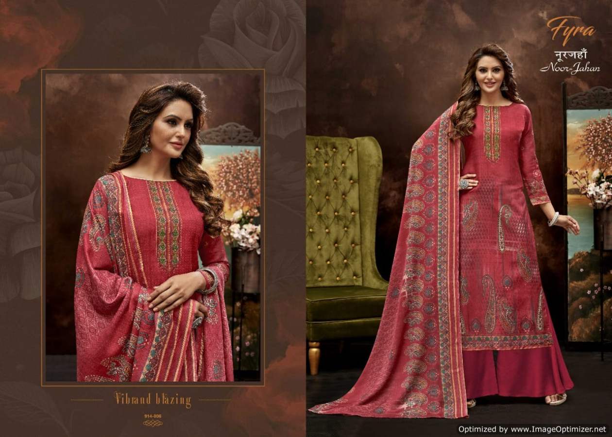 Fyra Noor Jahan  Vol 3 Digital Print Designer Dress Material Catalog