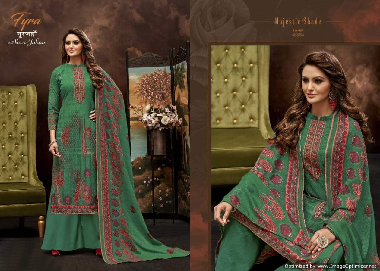 Fyra Noor Jahan  Vol 3 Digital Print Designer Dress Material Catalog